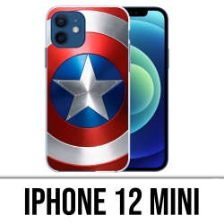 Coque iPhone 12 mini - Bouclier Captain America Avengers