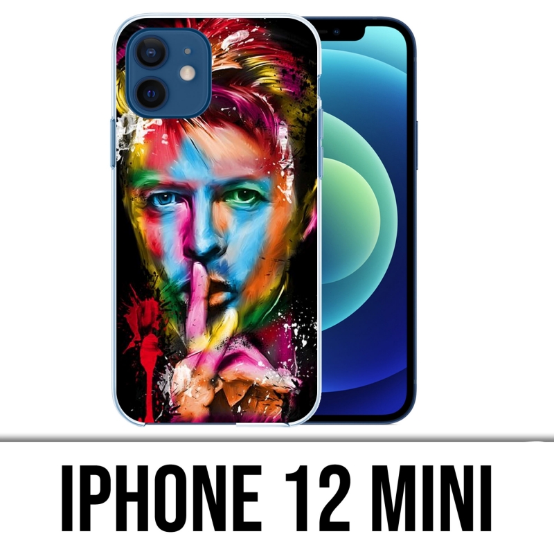 iPhone 12 Mini Case - Mehrfarbiger Bowie