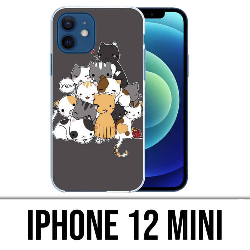 Custodia per iPhone 12 mini - Cat Meow