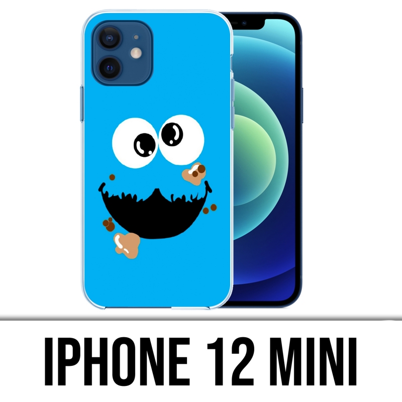 Custodia per iPhone 12 mini - Cookie Monster Face