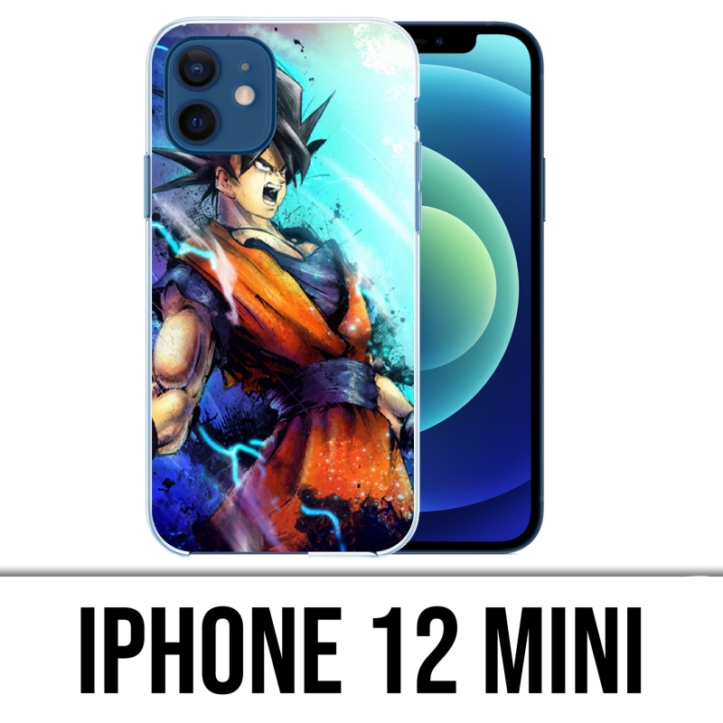 Coque iPhone 12 mini - Dragon Ball Goku Couleur