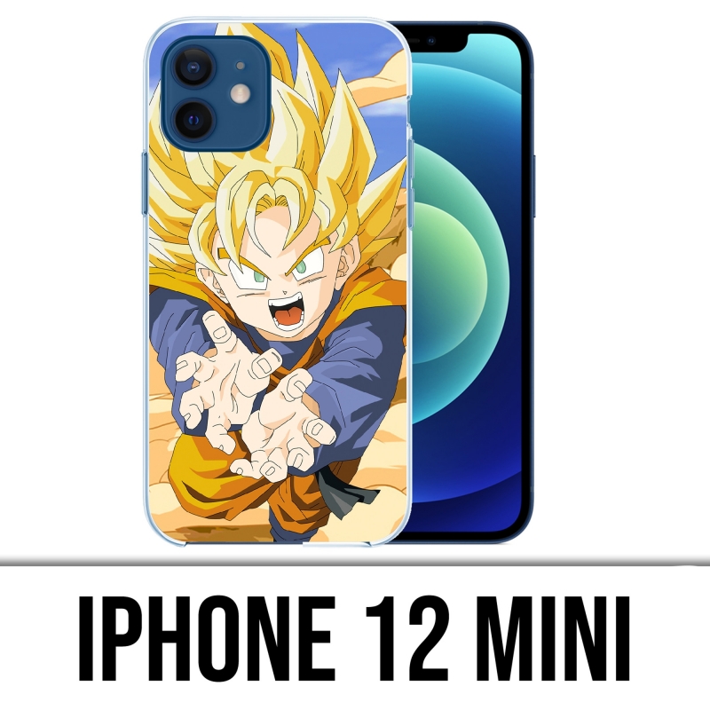 Coque iPhone 12 mini - Dragon Ball Son Goten Fury