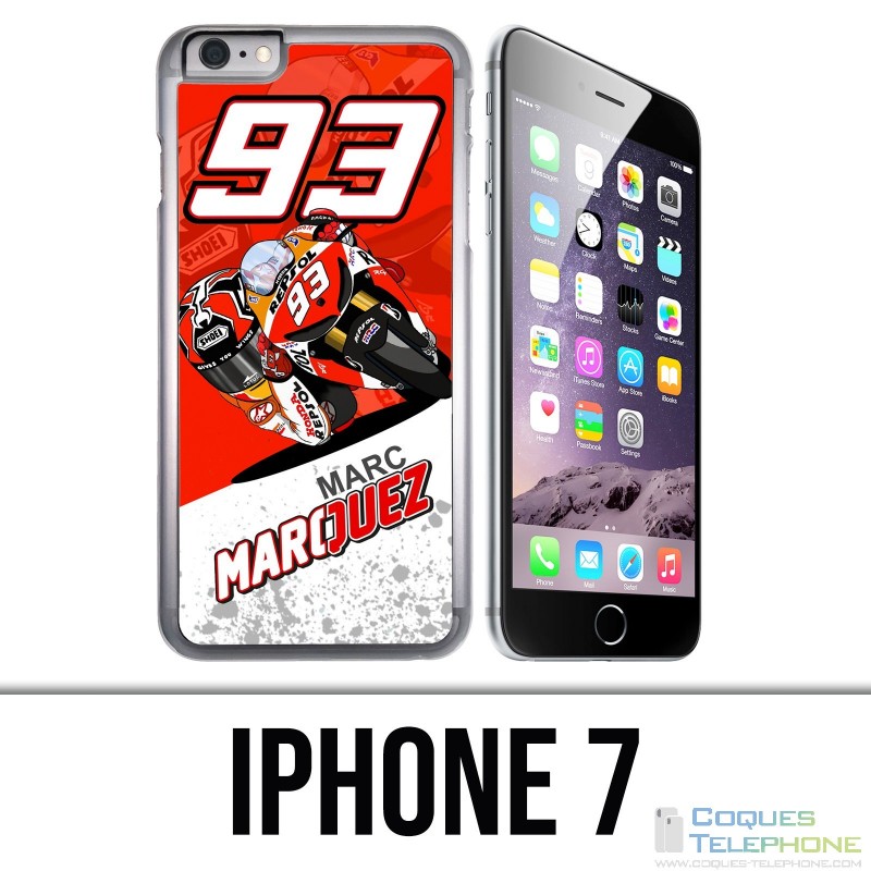 Coque iPhone 7 - Marquez Cartoon