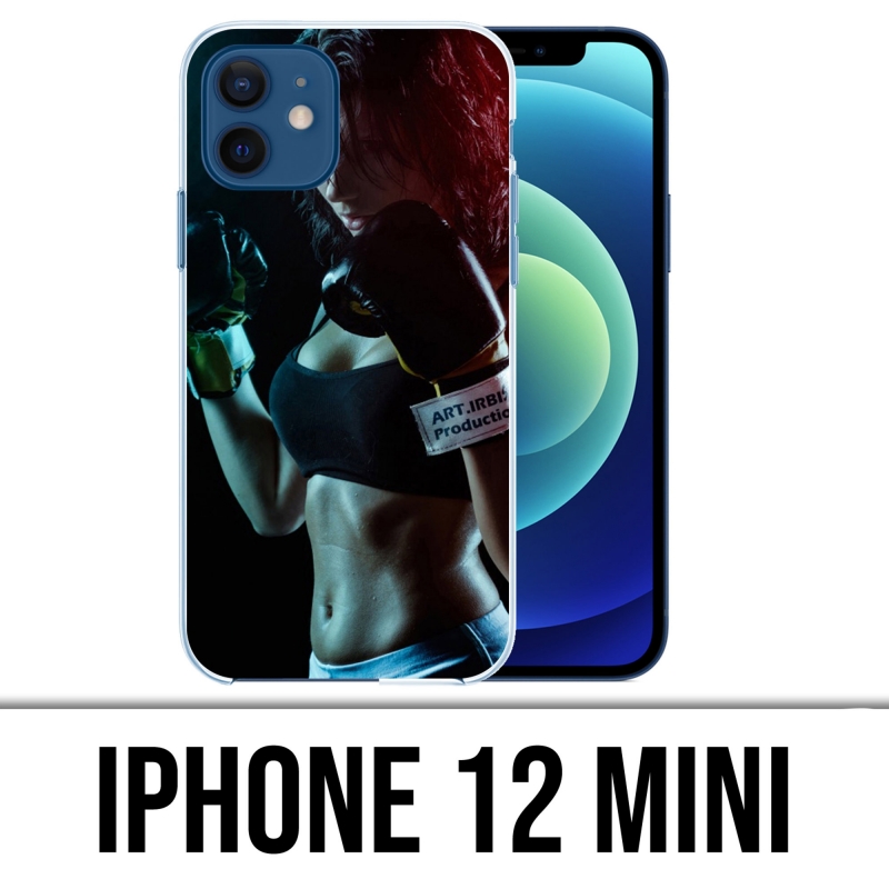 Custodia per iPhone 12 mini - Girl Boxe