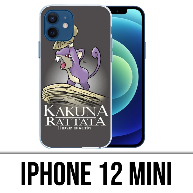 Custodia per iPhone 12 mini - Hakuna Rattata Pokémon Re Leone