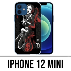 Coque iPhone 12 mini - Harley Queen Carte