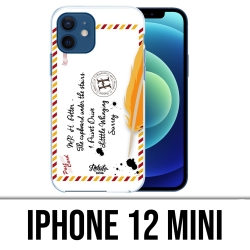 Coque iPhone 12 mini - Harry Potter Lettre Poudlard