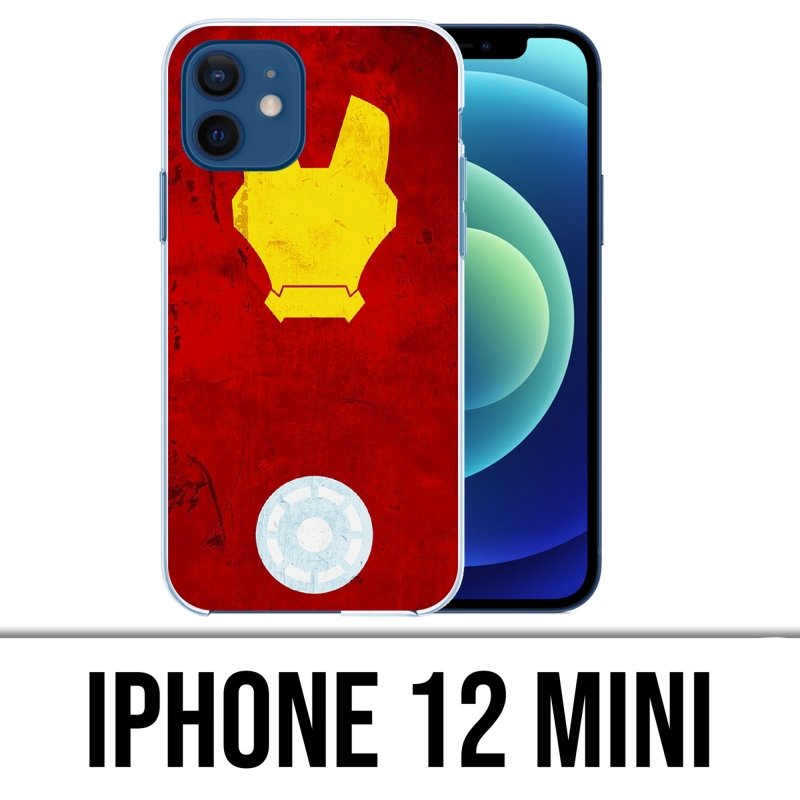 Custodia per iPhone 12 mini - Iron Man Art Design