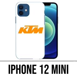 Funda iPhone 12 mini - Logo Ktm Fondo Blanco