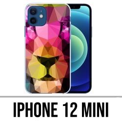 Coque iPhone 12 mini - Lion Geometrique