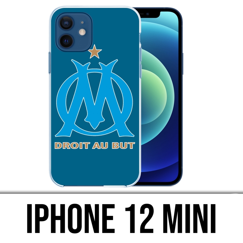 Funda para iPhone 12 mini - Om Marseille Logo Big Blue Background
