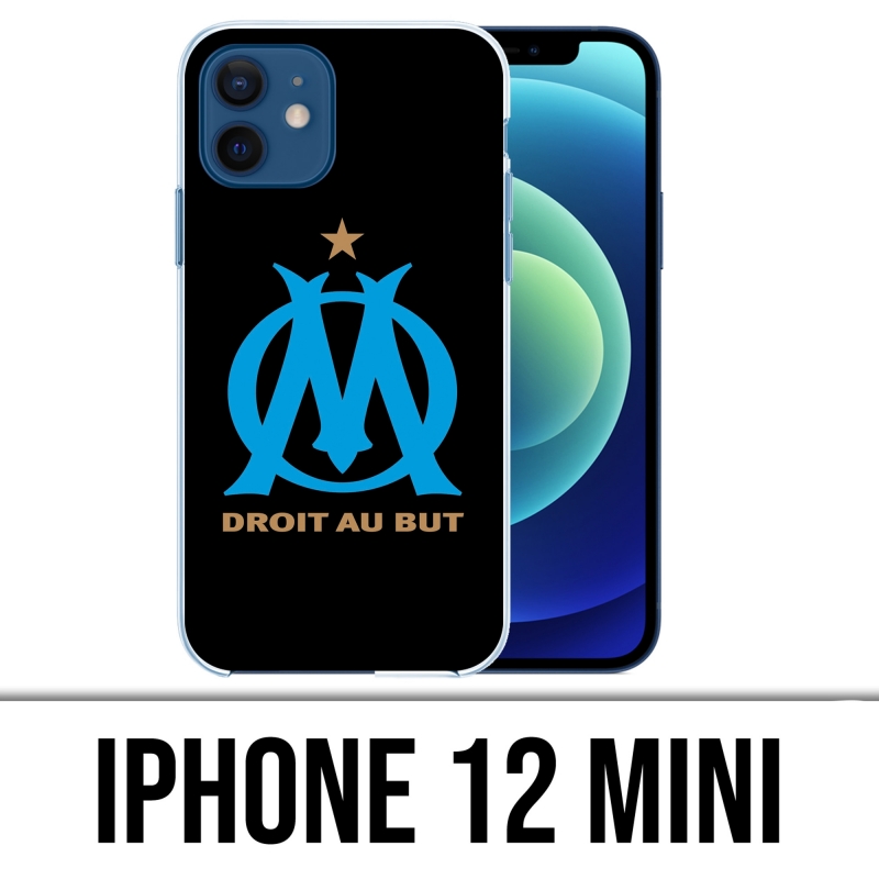 Custodia per iPhone 12 mini - Om Marseille Logo nera