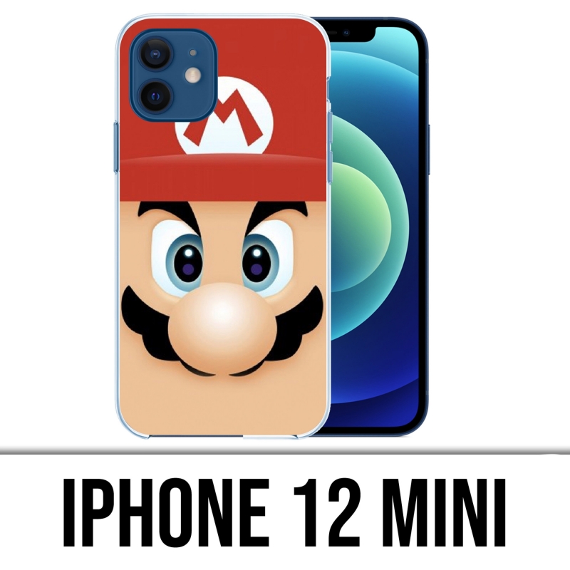 Coque iPhone 12 mini - Mario Face