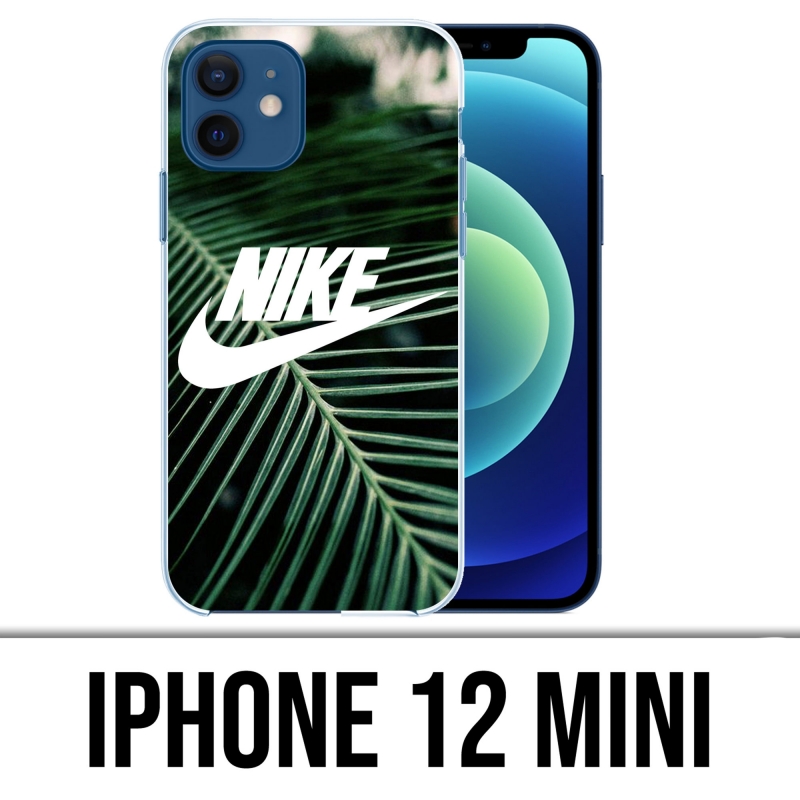 Custodia per iPhone 12 mini - Nike Logo Palmier