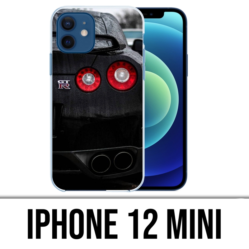 Coque iPhone 12 mini - Nissan Gtr Black