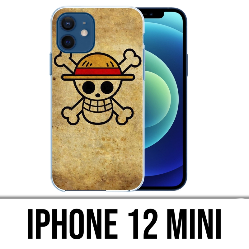 Coque iPhone 12 mini - One Piece Vintage Logo