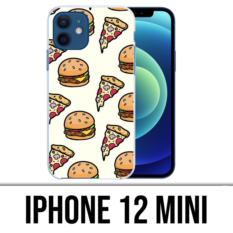 Coque iPhone 12 mini - Pizza Burger