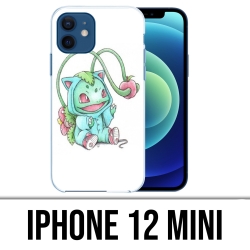 Coque iPhone 12 mini - Pokemon Bébé Bulbizarre
