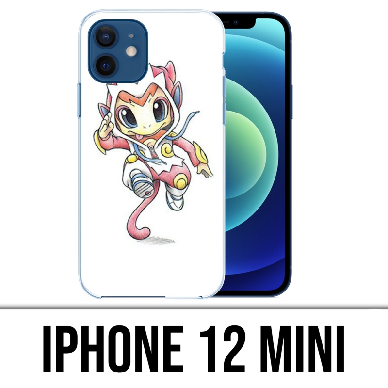 Coque iPhone 12 mini - Pokémon Bébé Ouisticram