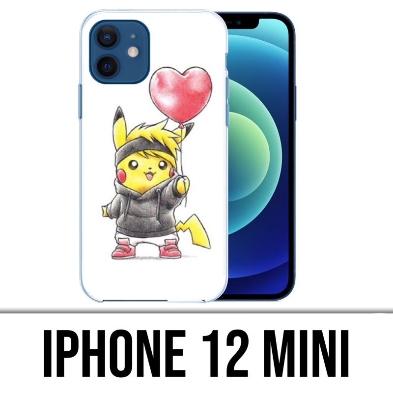 Coque iPhone 12 mini - Pokémon Bébé Pikachu