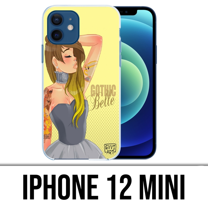 Coque iPhone 12 mini - Princesse Belle Gothique