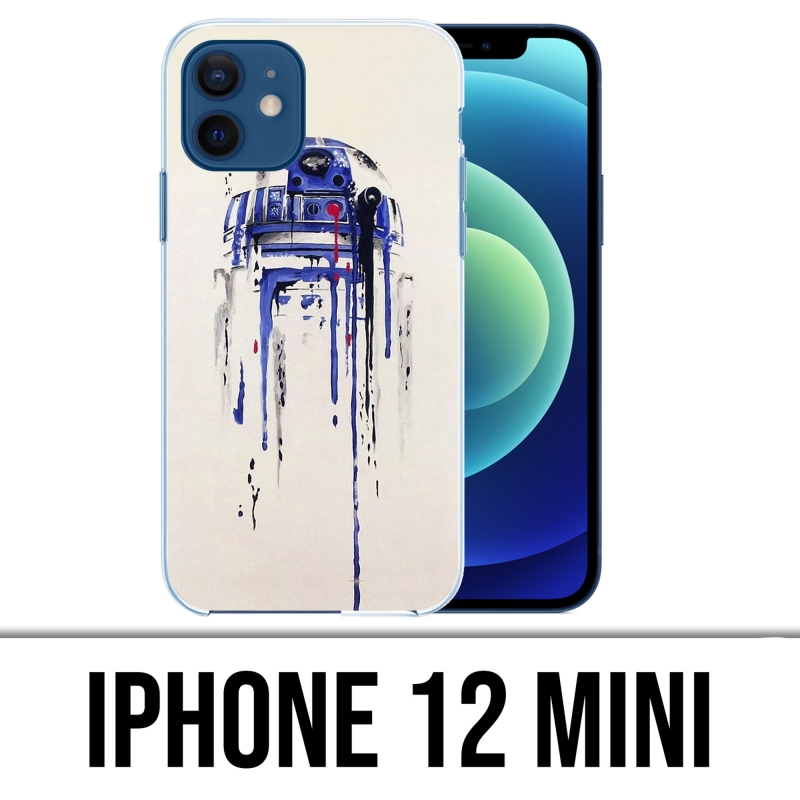 IPhone 12 Mini-Gehäuse - R2D2 Paint
