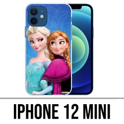 Custodia per iPhone 12 mini - Frozen Elsa e Anna