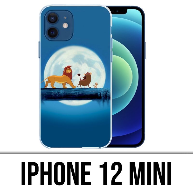 Custodia per iPhone 12 mini - Lion King Moon