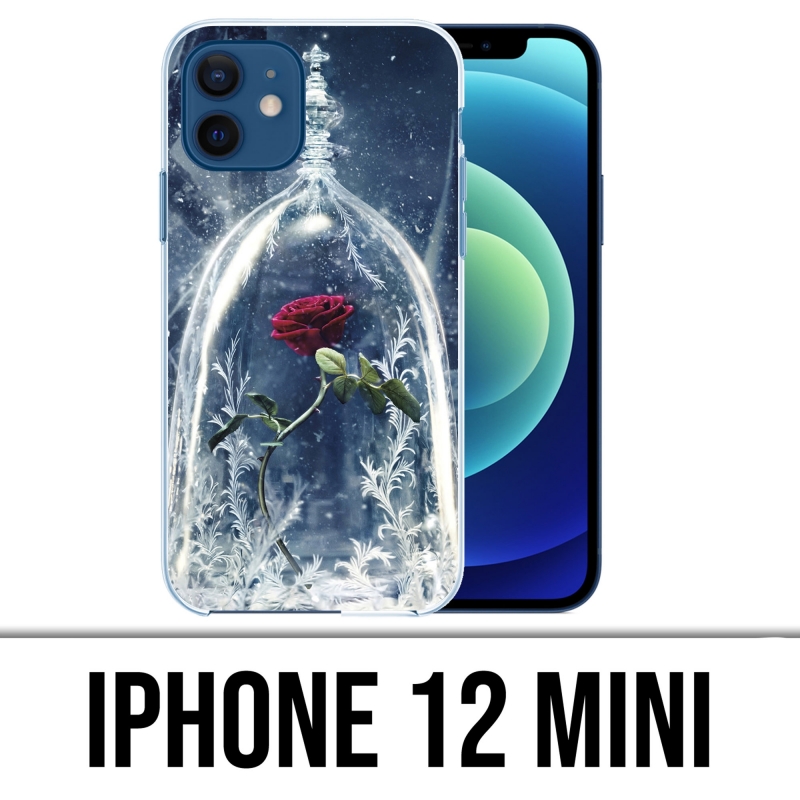 Custodia per iPhone 12 mini - Rose Belle Et La Bete