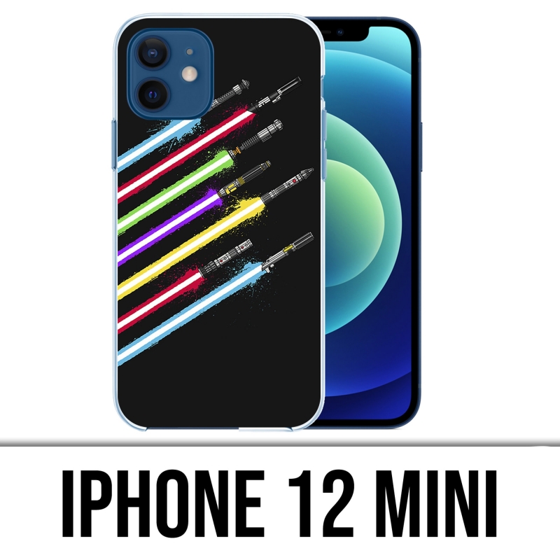 Custodia per iPhone 12 mini - Spada laser di Star Wars