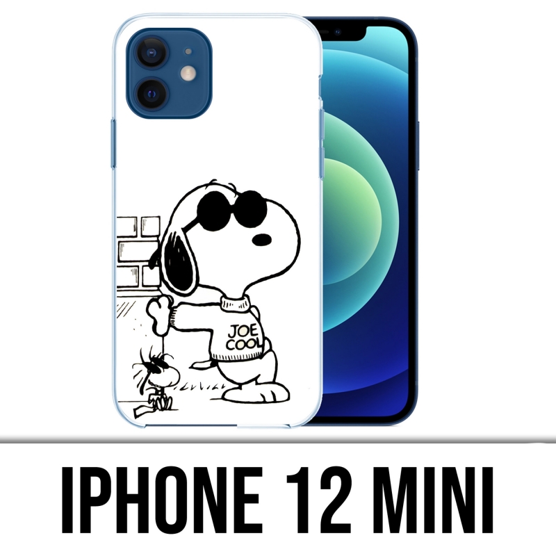 IPhone 12 mini Case - Snoopy Black White