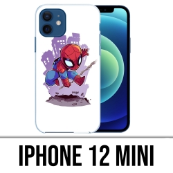Coque iPhone 12 mini - Spiderman Cartoon