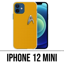 Custodia per iPhone 12 mini - Star Trek gialla