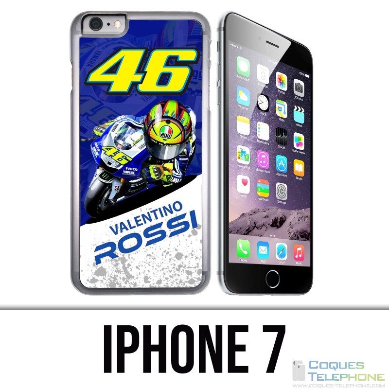 Coque iPhone 7 - Motogp Rossi Cartoon