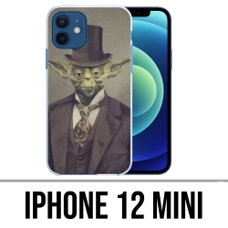 Custodia per iPhone 12 mini - Star Wars Vintage Yoda