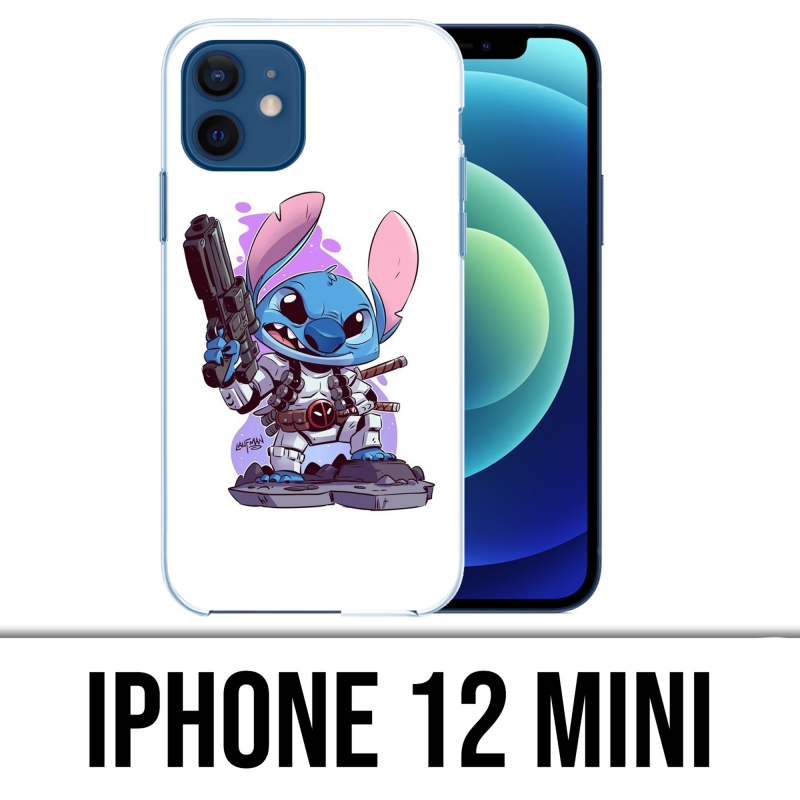 Coque iPhone 12 mini - Stitch Deadpool