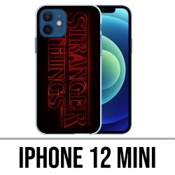 Funda para iPhone 12 mini - Logotipo de Stranger Things