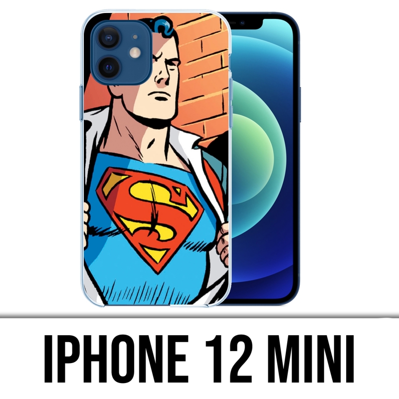 Coque iPhone 12 mini - Superman Comics