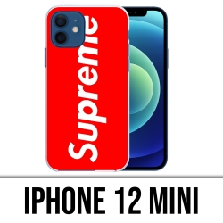 Coque iPhone 12 mini - Supreme