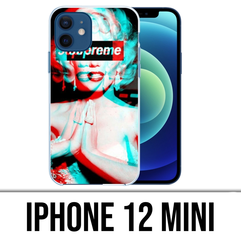 Custodia per iPhone 12 mini - Supreme Marylin Monroe