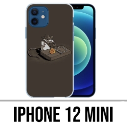 Coque iPhone 12 mini - Tapette Souris Indiana Jones