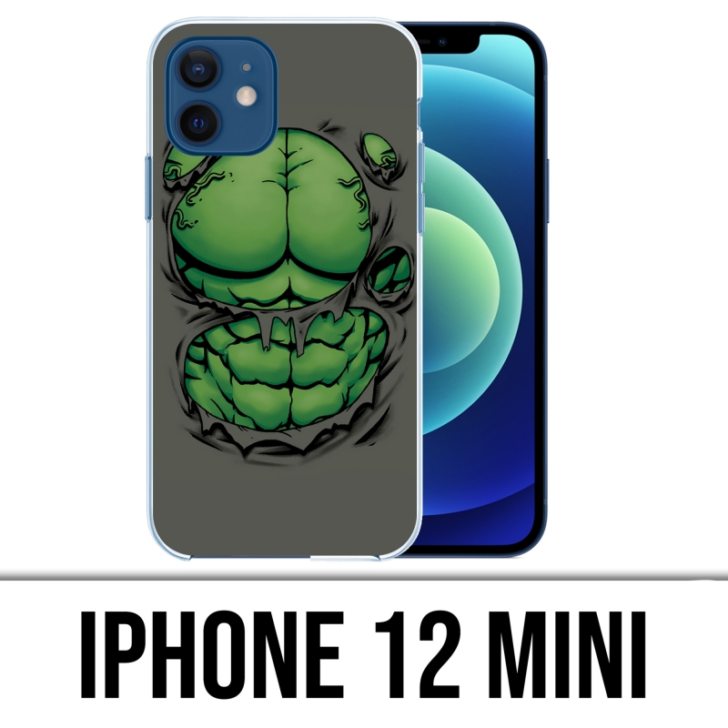 Custodia per iPhone 12 mini - torso di Hulk
