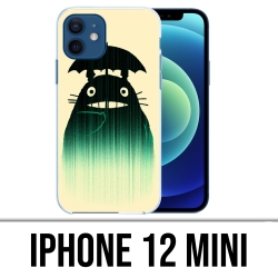 Coque iPhone 12 mini - Totoro Parapluie