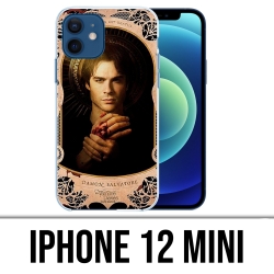 Coque iPhone 12 mini - Vampire Diaries Damon