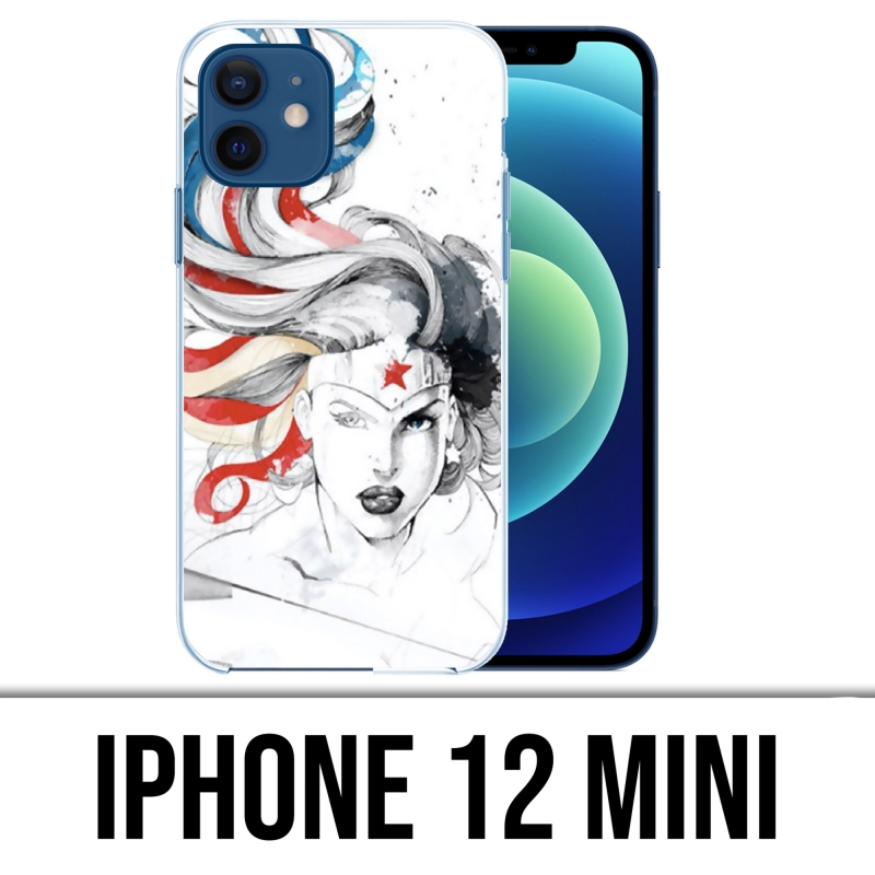 Coque iPhone 12 mini - Wonder Woman Art