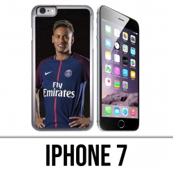 Custodia per iPhone 7 - Neymar Psg Cartoon