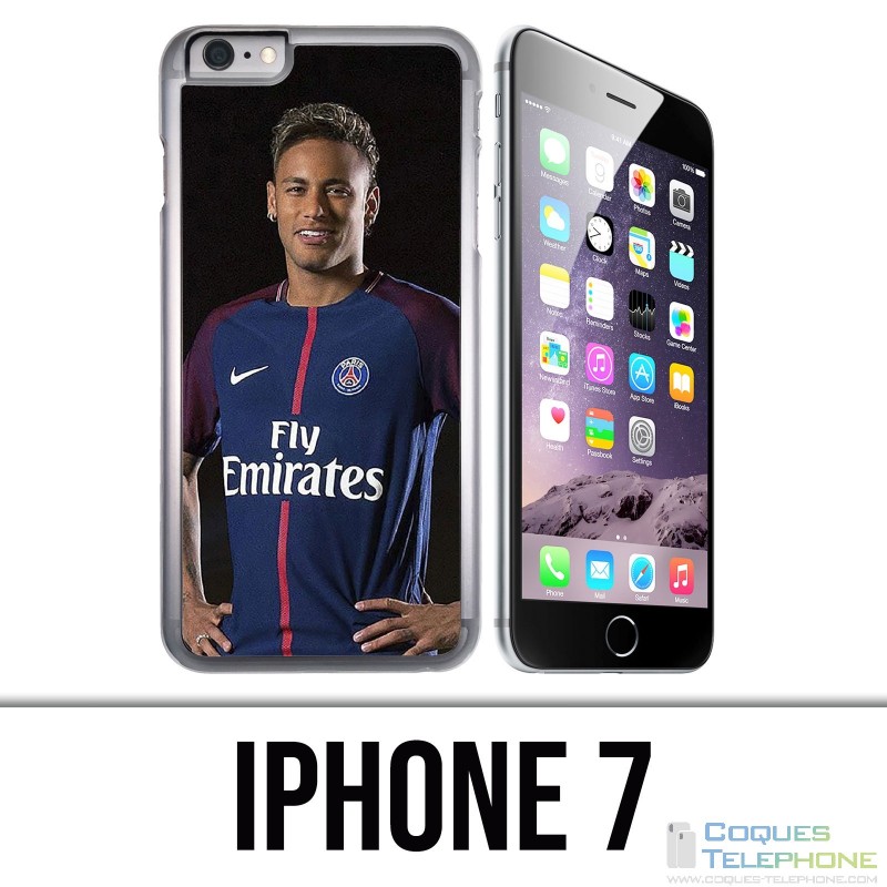 Coque iPhone 7 - Neymar Psg Cartoon