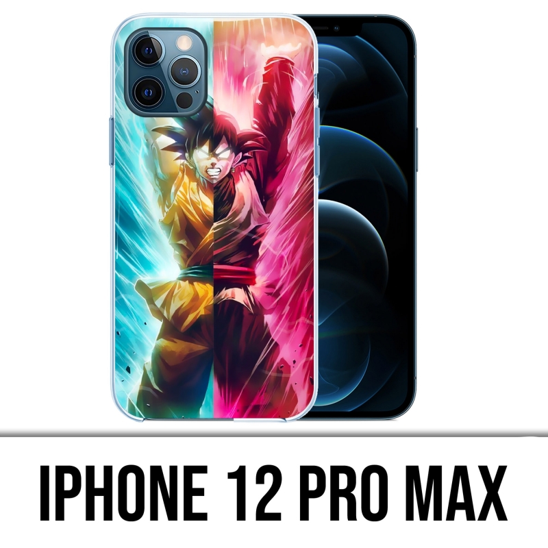 Custodia per iPhone 12 Pro Max - Dragon Ball Black Goku