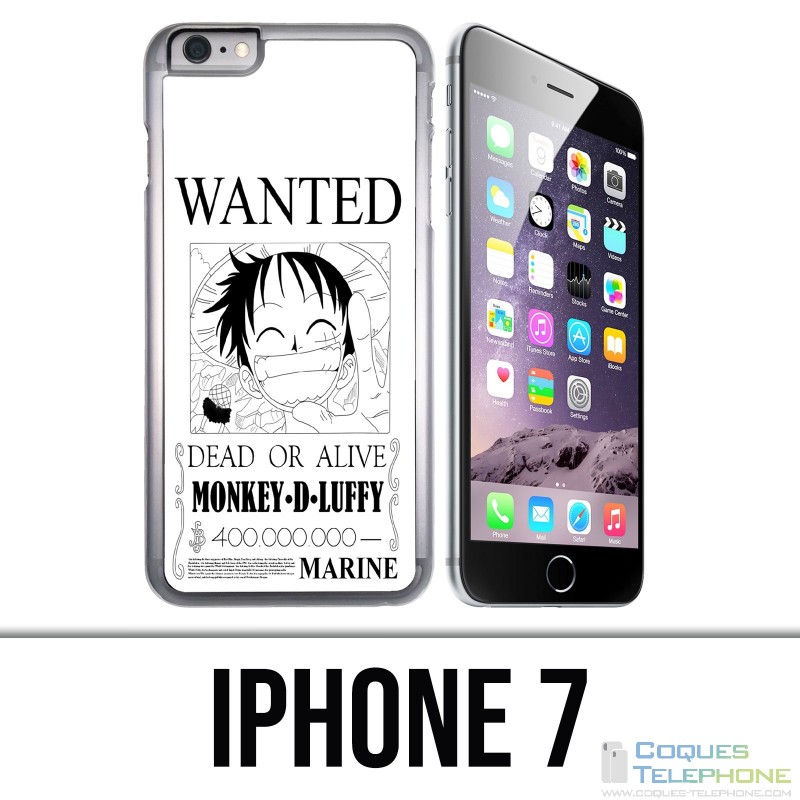 Funda iPhone 7 - One Piece Wanted Luffy