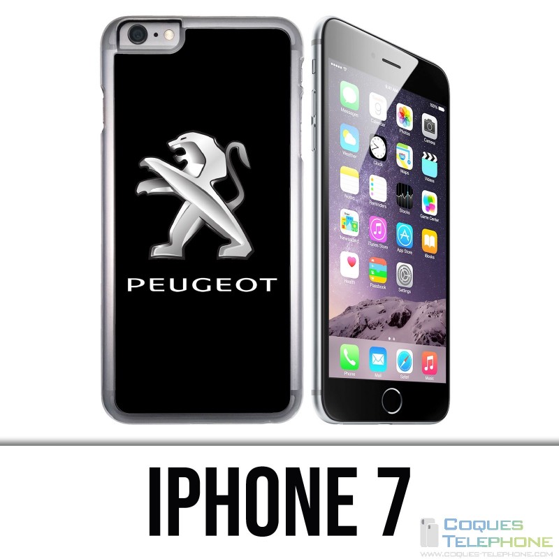 Custodia per iPhone 7 - Logo Peugeot